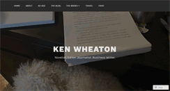 Desktop Screenshot of kenwheatonwrites.com